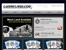 Tablet Screenshot of lunarland.com
